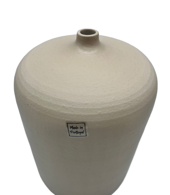 Vase / Bottle Terracotta, Beige, Made in Portugal (large)