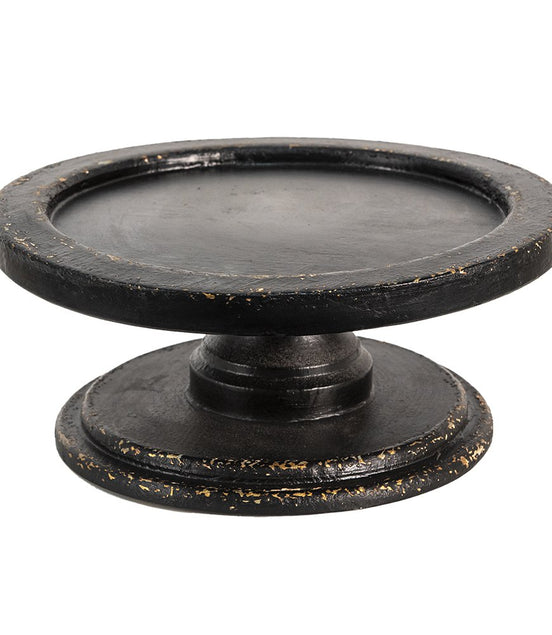 Plate on foot Ø 27x12 cm for serving