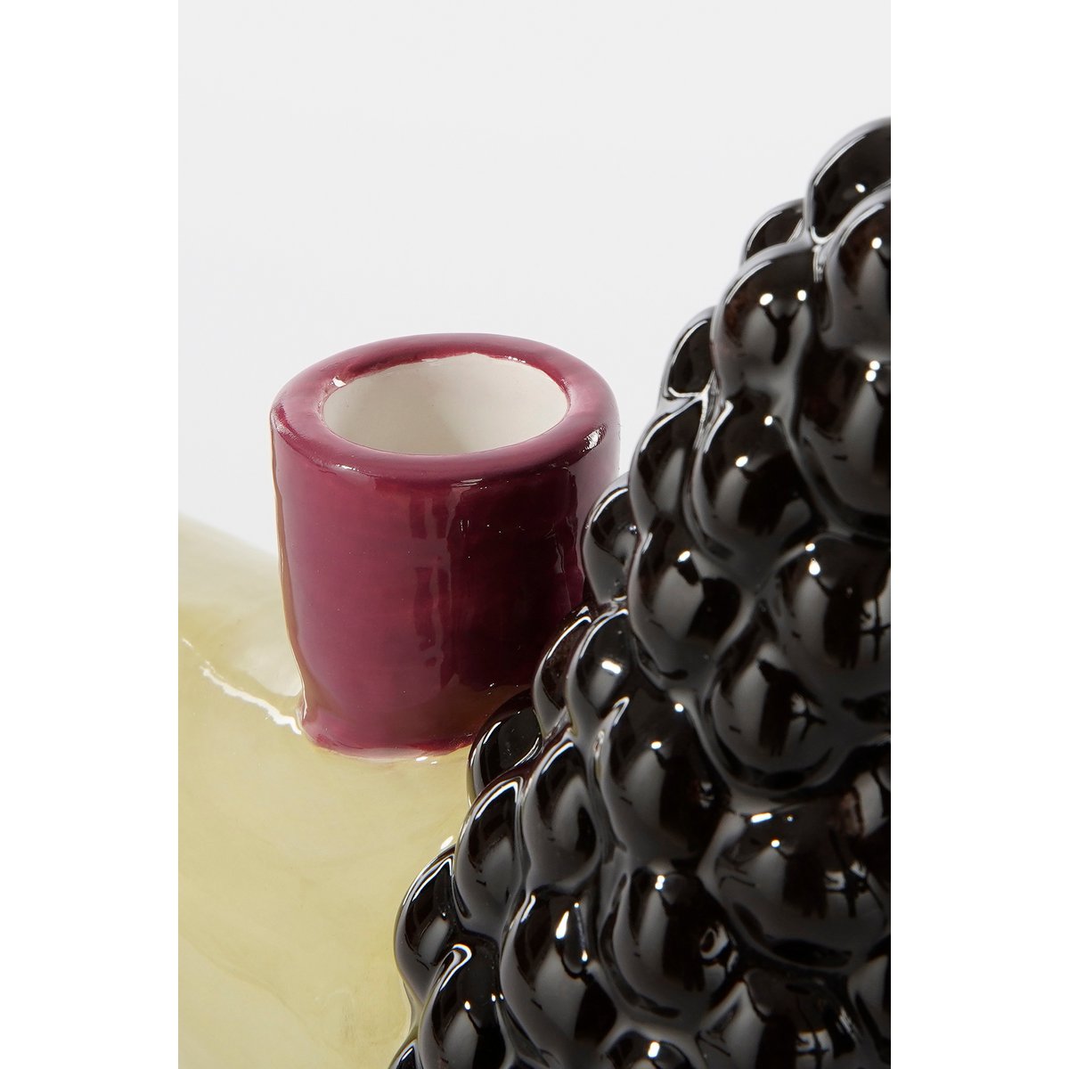 Kerzenständer Hund – L24 x B11 x H29 cm – Keramik – Hellgelb Mica Decorations