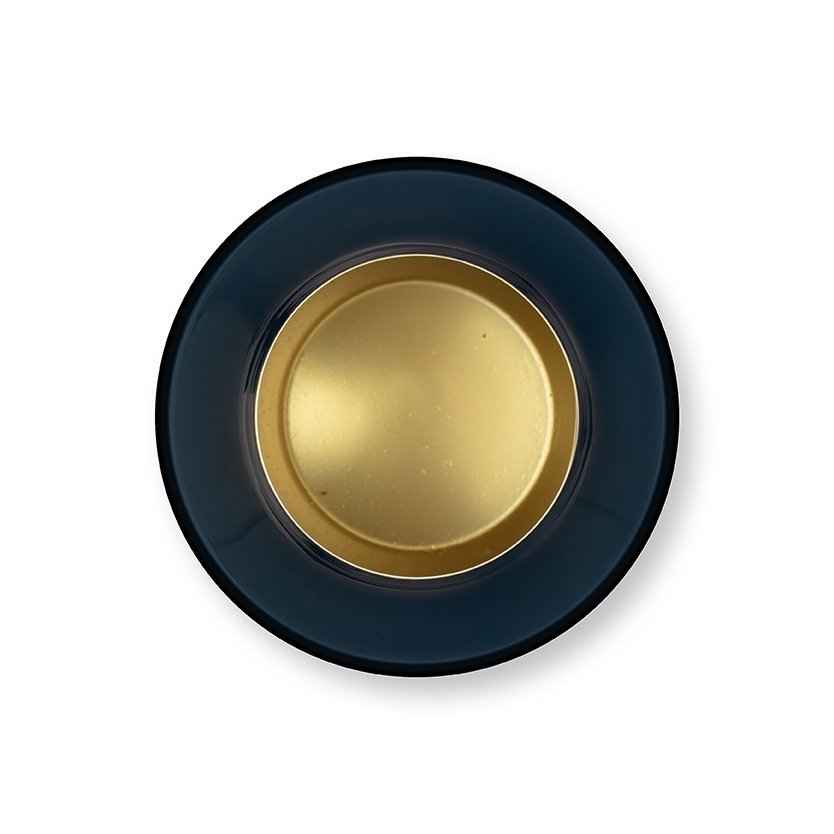 Vase Metall Oval Mittelblau 30cm Pip Studio - German and Austrian markets only