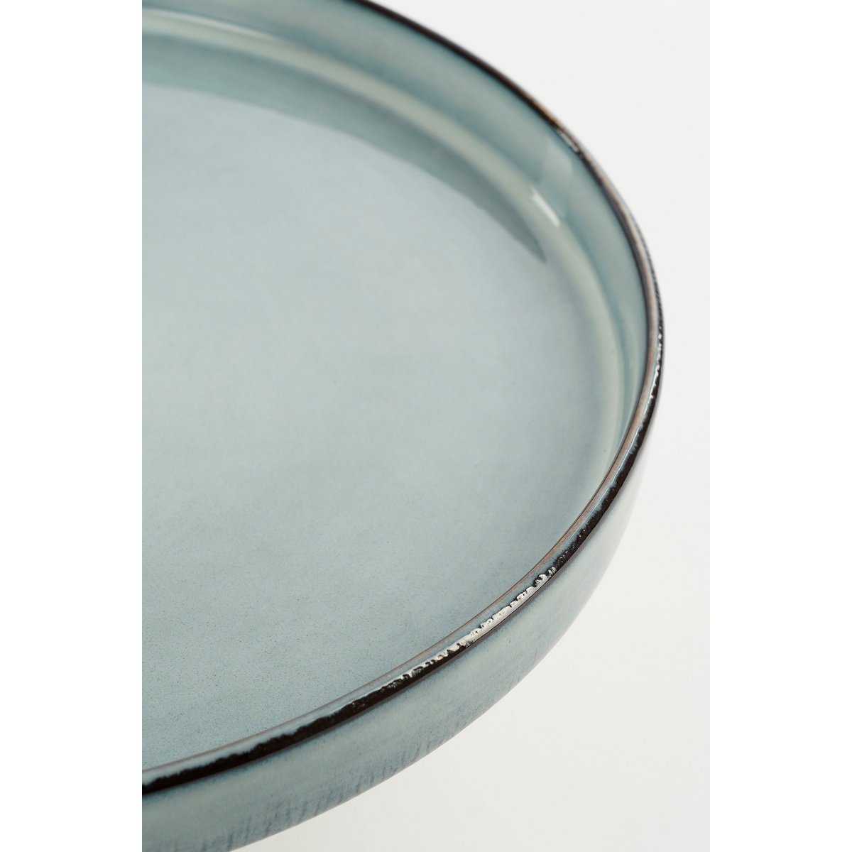 Soporte para tartas Racco – Alto 11 x Ø28 cm – Gres – Gris claro
