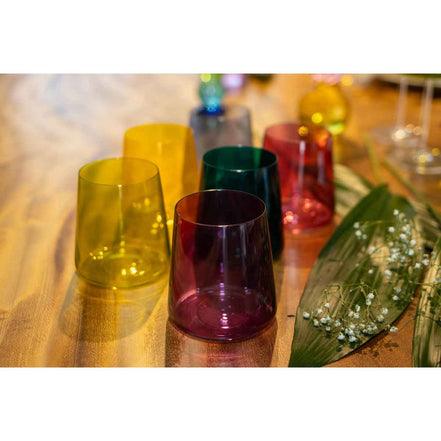 Wassergläser 6 Farben 300 ml - Lose 6 AULICA