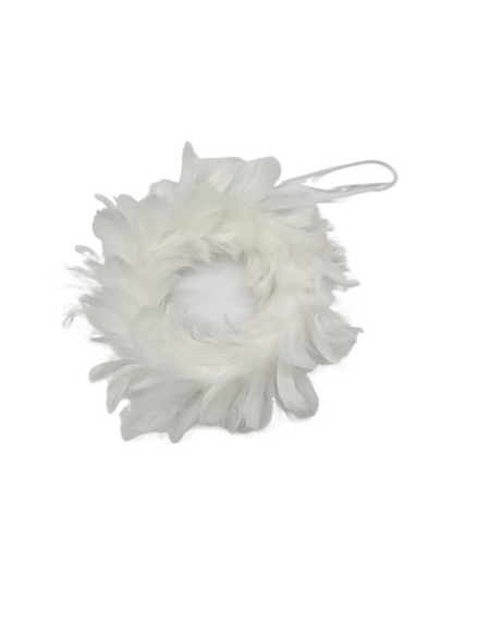 Federkranz zum hängen weiß pimis living by Konceptpunkt