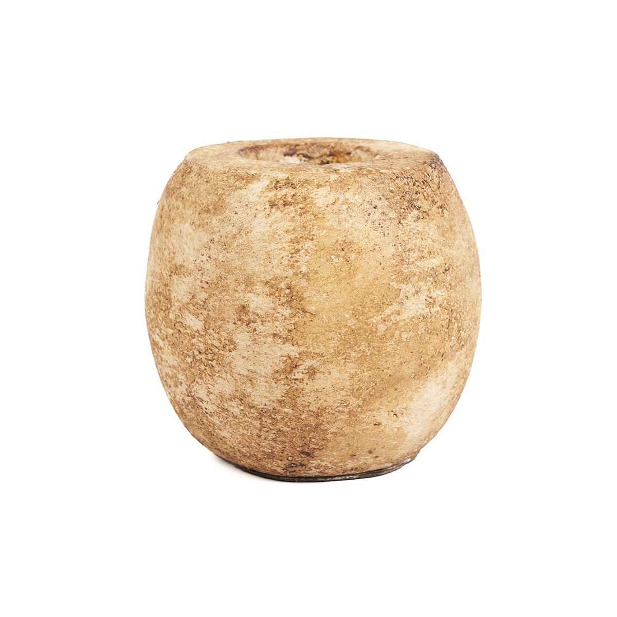 Der Cavestone Kerzenhalter – Creme Bazar Bizar Living