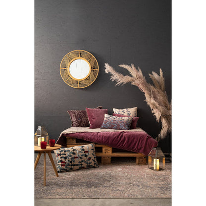 Einfarbiges Kissen Elise Flieder 30 x 50 - Pimis Living