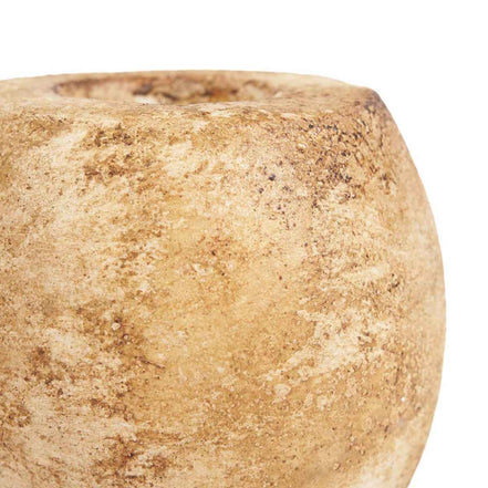 Der Cavestone Kerzenhalter – Creme Bazar Bizar Living