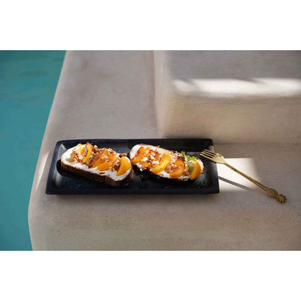 The Burned Sushi Teller - Schwarz - L Bazar Bizar Living