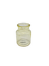 Flasche / Vase aus Glas gelb