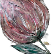 Gemälde Acryl „Pfingstrose pimis living by Konceptpunkt