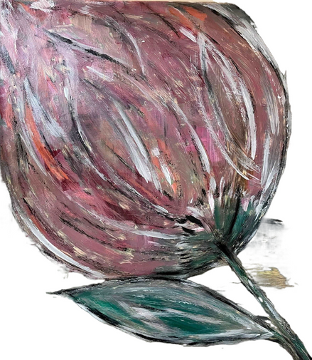 Gemälde Acryl „Pfingstrose - Konceptpunkt Home, Deko und mehr …