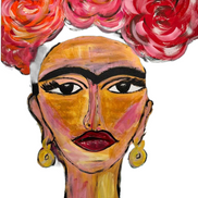 Gemälde „Frida Kahlo“ Acrylfarbe pimis living by Konceptpunkt