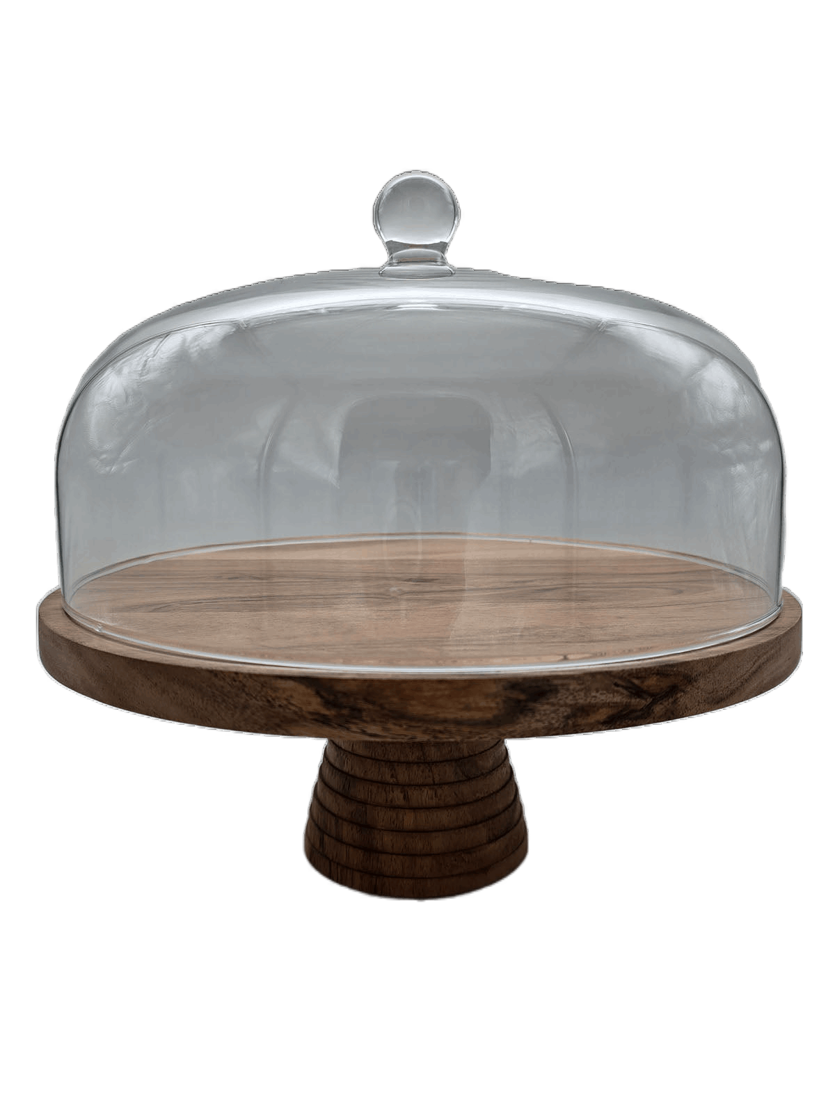 Glashaube für Servierplatte