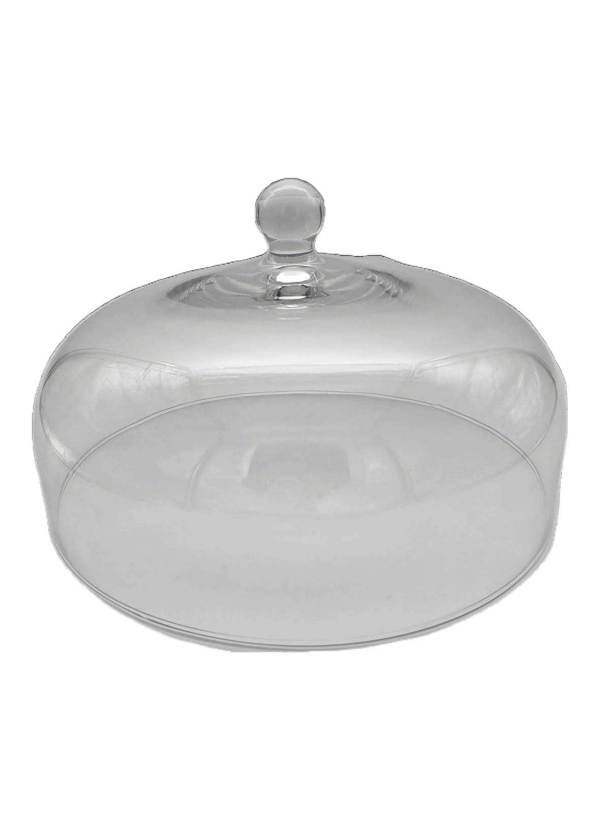 Glashaube für Servierplatte - Glashaube