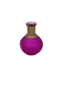 Glasvase mit goldenem Hals Pinkfarben
