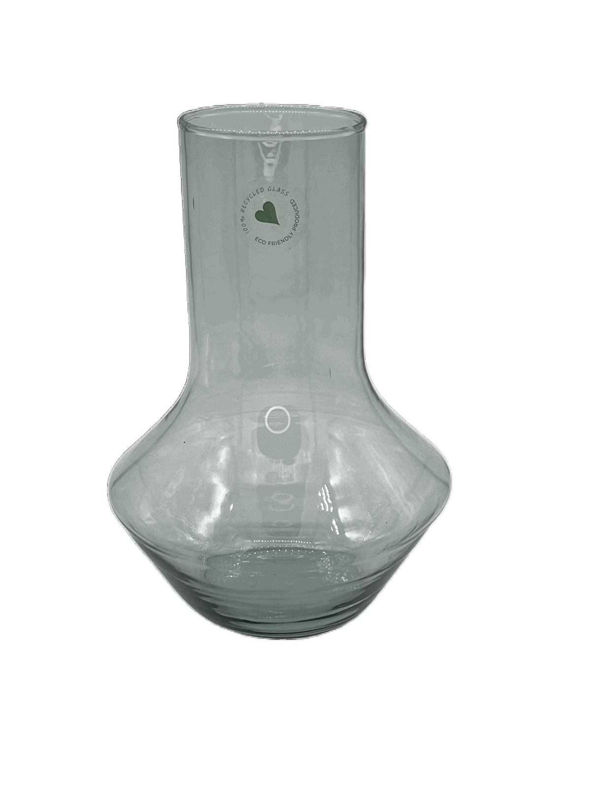 Glasvase Stag aus recyceltem Material – Nachhaltige Dekoration für Ihr Zuhause pimis living by Konceptpunkt