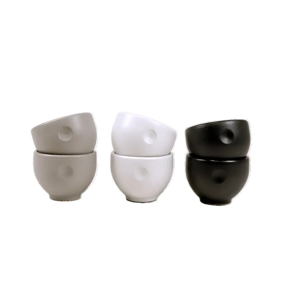 Handgemachte Keramik Espresso Tasse Ruhepunkt: Sand-grau