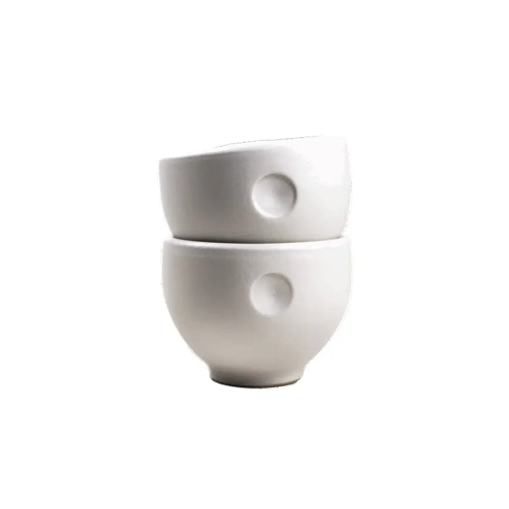 Handgemachte Keramik Espresso Tasse Ruhepunkt: Sand-grau - Pimis Living