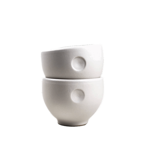 Handgemachte Keramik Espresso Tasse Ruhepunkt: Sand-grau