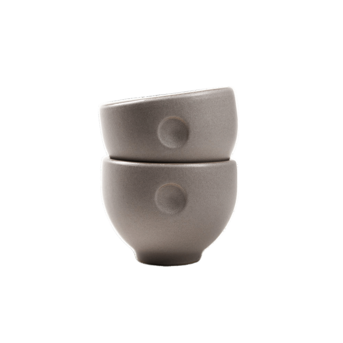 Handgemachte Keramik Espresso Tasse Ruhepunkt: Sand-grau - Pimis Living