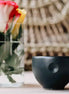 Handgemachte Keramik Espresso Tasse Ruhepunkt: Schwarz