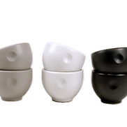 Handgemachte Keramik Espresso Tasse Ruhepunkt: Schwarz Copuro