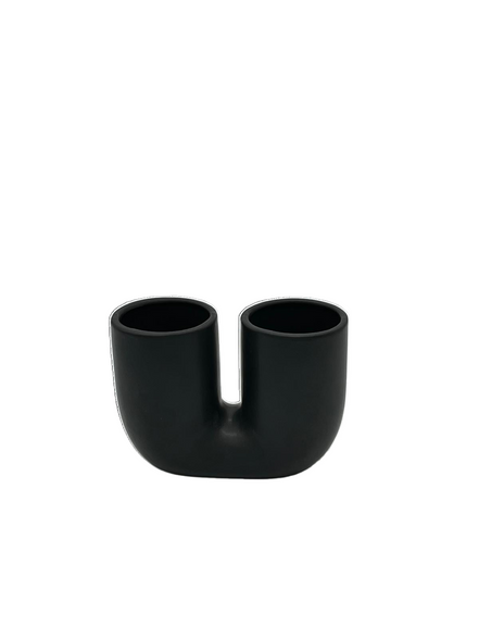 Keramikvase in U-Form - Konceptpunkt Home, Deko und mehr …