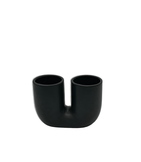 Keramikvase in U-Form - Konceptpunkt Home, Deko und mehr …