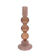 Kerzenhalter aus Glas rosa pimis living by Konceptpunkt