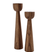 Kerzenhalter aus Holz (groß) pimis living by Konceptpunkt Kerzenständer