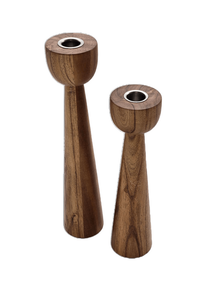 Kerzenhalter aus Holz - Kerzenständer