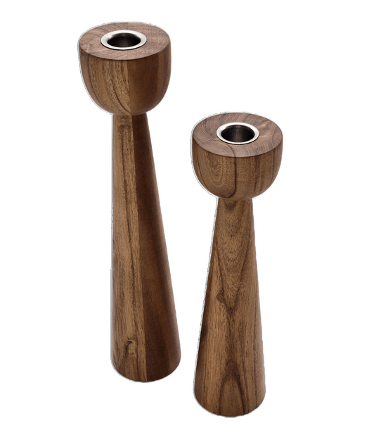 Kerzenhalter aus Holz - Kerzenständer