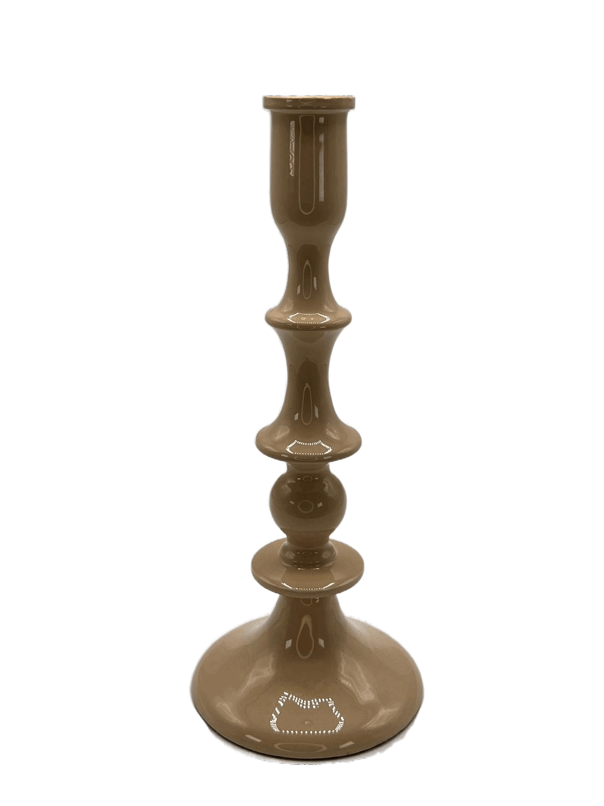 Kerzenhalter aus Keramik Creme
