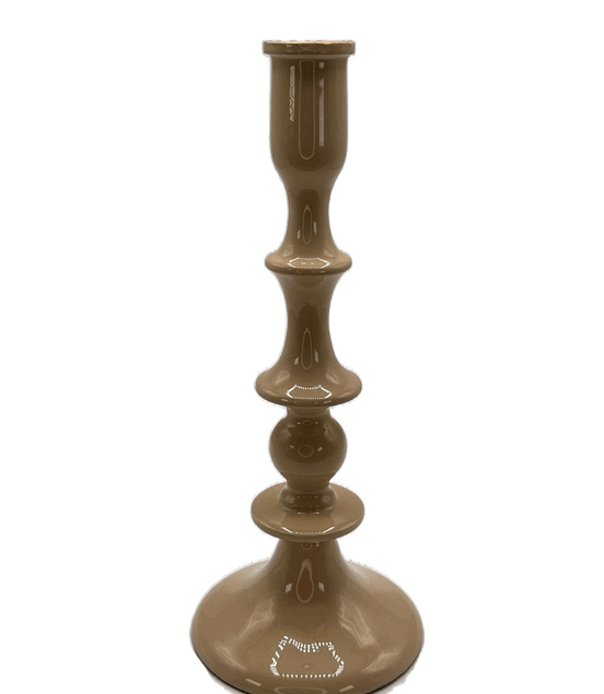 Kerzenhalter aus Keramik Creme