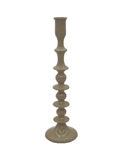 Kerzenhalter aus Keramik Creme