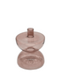 Kerzenhalter Diabolo aus Glas Rosa