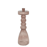 Kerzenhalter Pawn aus Glas in Rosa pimis living by Konceptpunkt