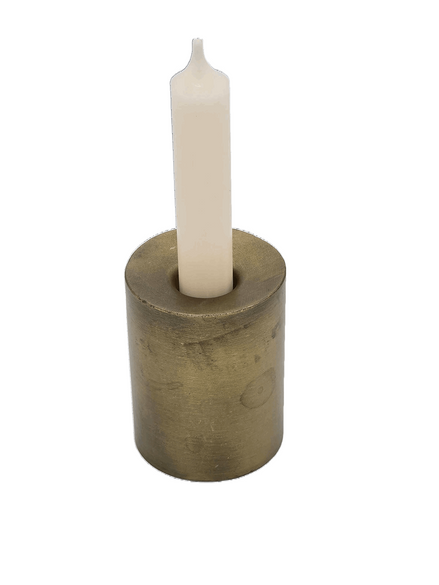 Kerzenständer aus Metall Goldfarben - Konceptpunkt Home, Deko und mehr …