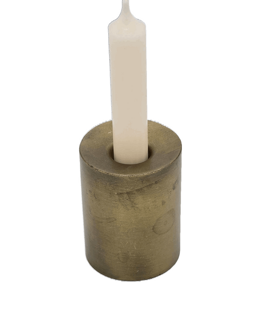 Kerzenständer aus Metall Goldfarben - Konceptpunkt Home, Deko und mehr …