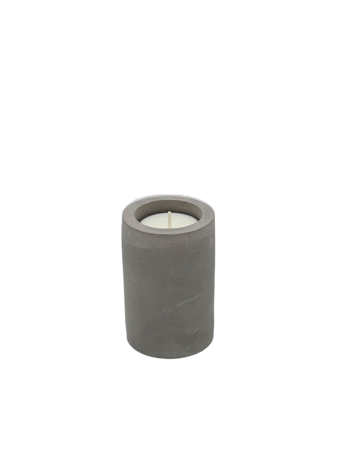 Kerzenständer Beton grau