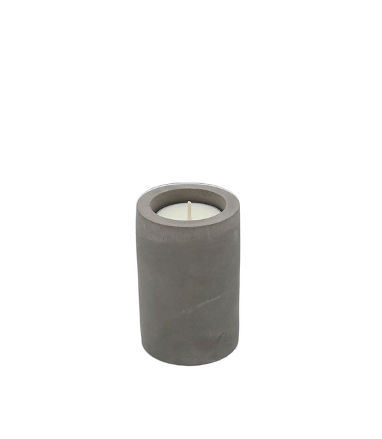 Kerzenständer Beton grau