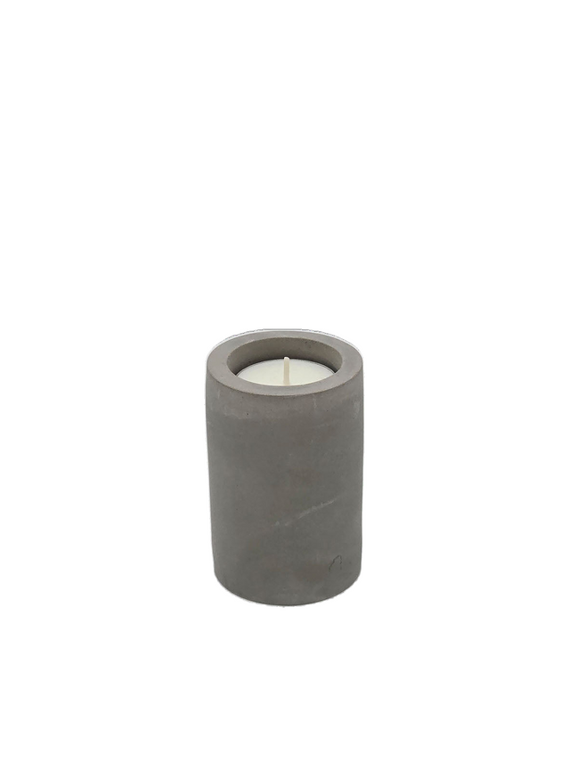 Kerzenständer Beton grau