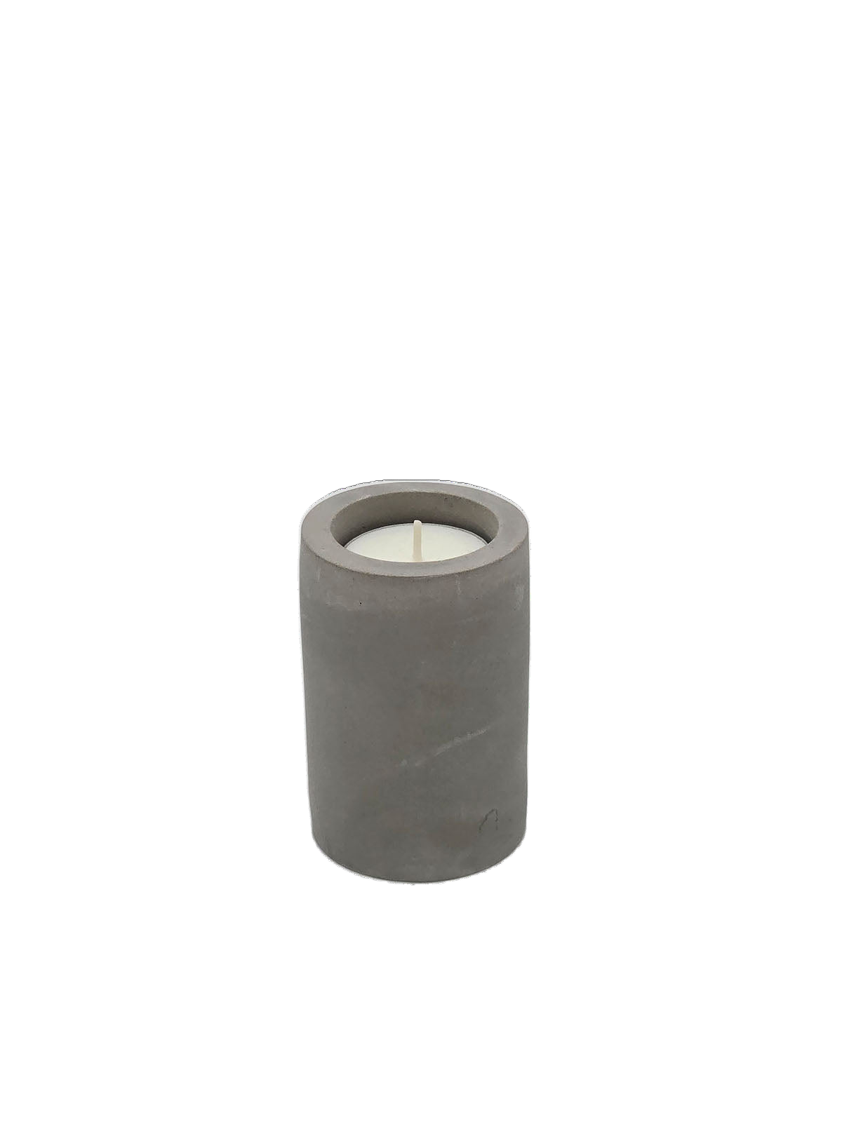 Kerzenständer Beton grau