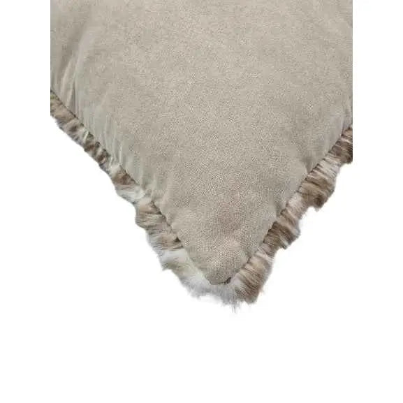 Kissen "Modra" Creme / Braun 45 x 45 cm
