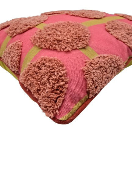 Kissen Multicolor inkl. Füllung mit Applikationen 45x45cm