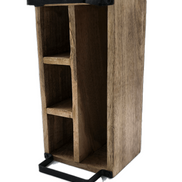 Kiste aus Holz mit Unterteilung und Metallgriffen pimis living by Konceptpunkt Küchenorganizer