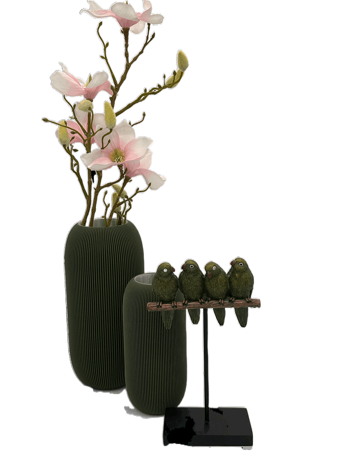Magnolienzweig Kunststoff 85 cm hoch Rosa pimis living by Konceptpunkt