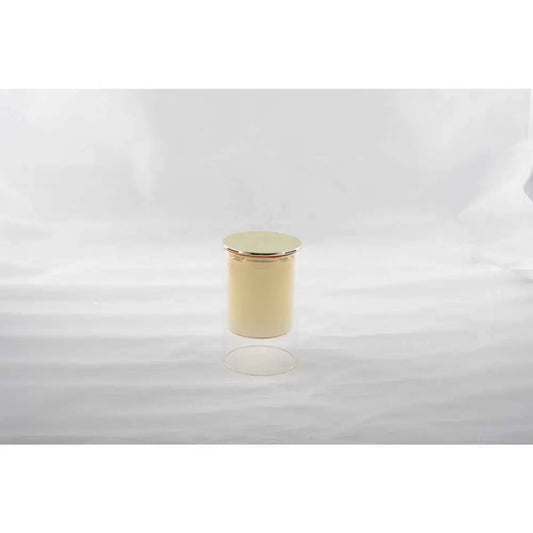 Orange Fleur Fleur 7x11.3 cm Goldene Kerze