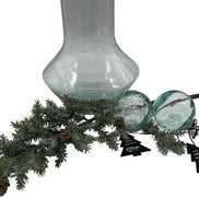 Weihnachtskugeln aus recycletem Glas mit Muster DIJK