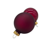 Weihnachtskugeln aus Glas 4er Set Granatapfel Decoris