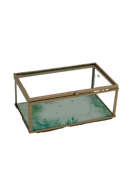 Schmuckdose Gold / Glas - Konceptpunkt Home, Deko und mehr …